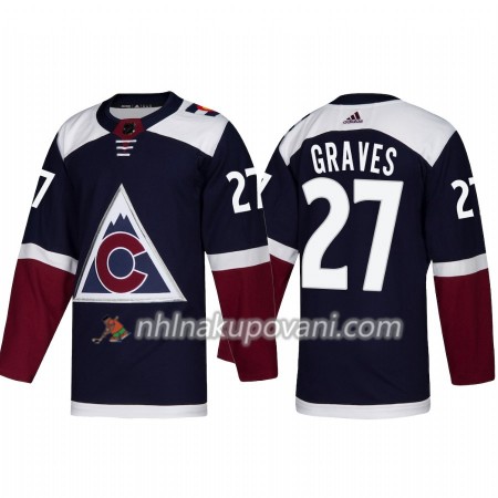 Colorado Avalanche Dresy Ryan Graves 27 Alternate 2018-2019 Adidas Authentic - Pánské